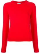 Paul Smith Cashmere Crew Neck Jumper, Women's, Size: Xl, Red, Cashmere