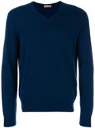 Cruciani Classic V-neck Sweater - Blue
