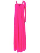 Reinaldo Lourenço Long Silk Dress - Pink