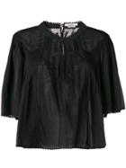 Isabel Marant Étoile Algar Embroidered Top - Black