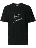 Saint Laurent Oversized Signature T-shirt - Black