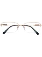 Bulgari Square Frame Glasses - Metallic