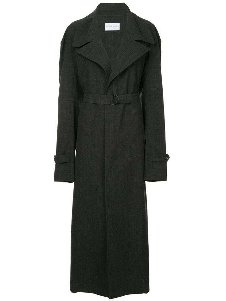 Strateas Carlucci Meta Trench Coat - Grey
