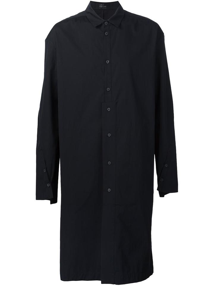 Lost & Found Ria Dunn Longline Shirt, Men's, Size: Large, Black, Cotton