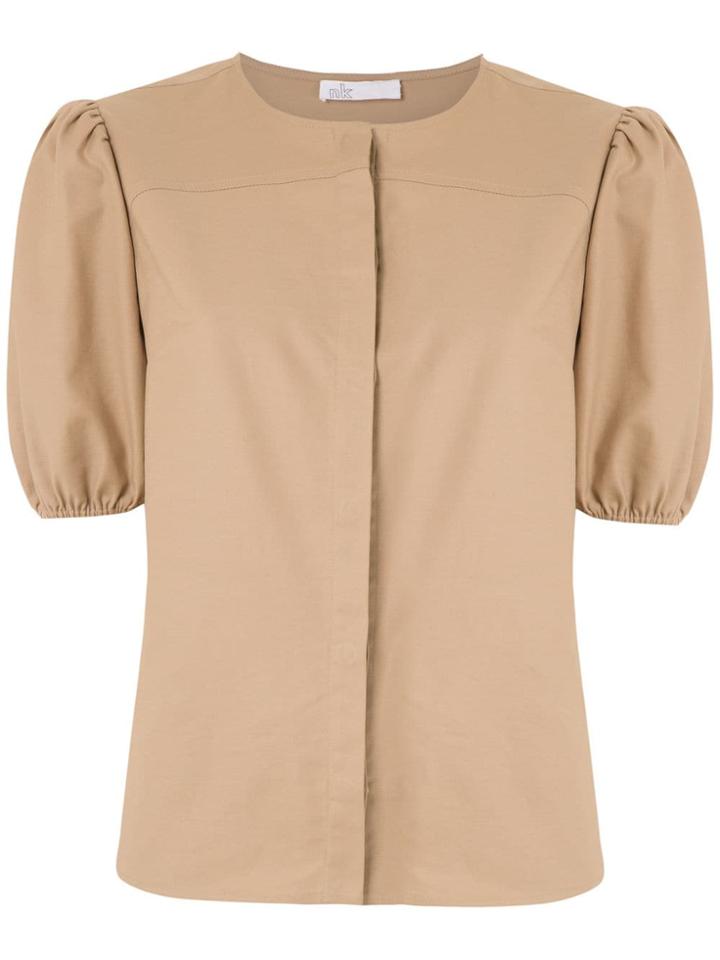 Nk Soft Juno Cotton Shirt - Neutrals