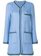 Ermanno Scervino Straight-fit Buttoned Jacket - Blue