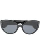 Dior Eyewear Cat-eye Shaped Sunglasses - Black
