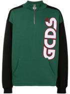 Gcds Colour Block Sweater - Green