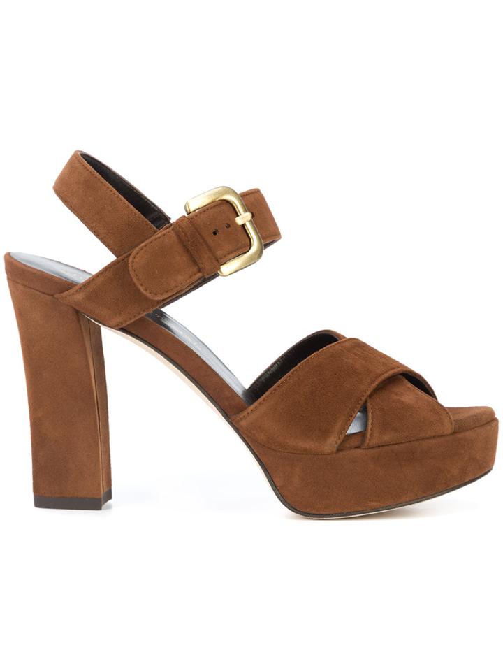 Stuart Weitzman Exhale Sandals - Brown