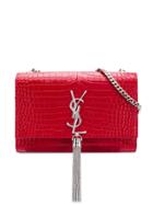 Saint Laurent Kate Tassel Detailed Bag - Red