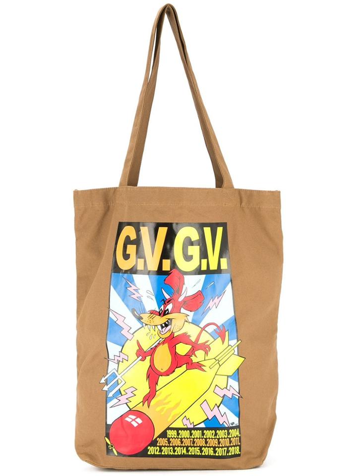 G.v.g.v. Kozik Printed Tote - Brown