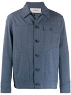 Pringle Of Scotland Shirt Jacket - Blue