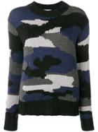P.a.r.o.s.h. Camouflage Sweater - Blue