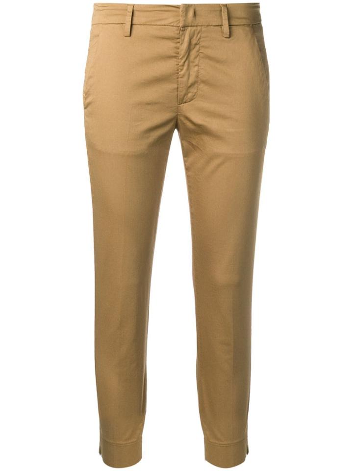 Dondup Skinny Cropped Chinos - Neutrals