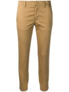 Dondup Skinny Cropped Chinos - Neutrals