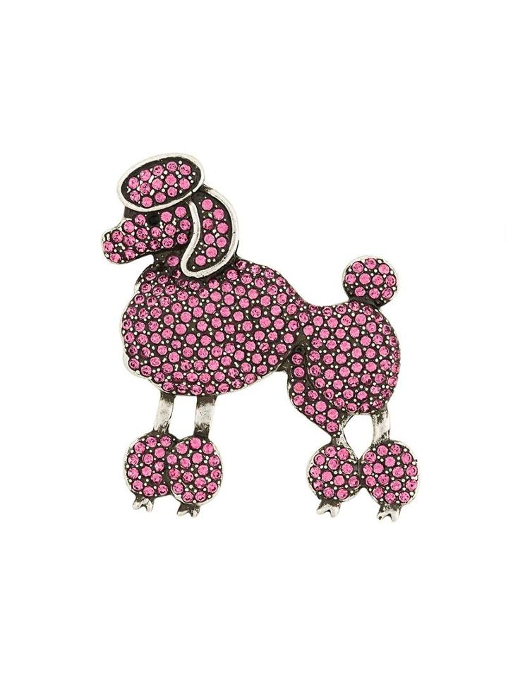 Marc Jacobs Small Poodle Pin, Women's, Pink/purple