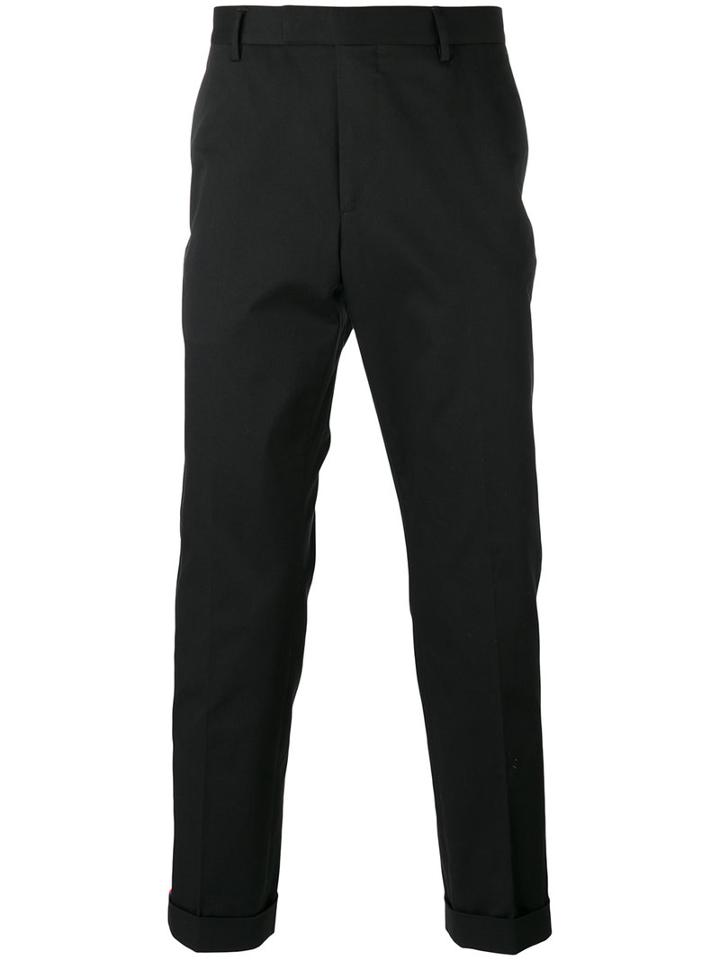Gucci Slim Fit Chino Trousers, Men's, Size: 54, Black, Cotton/spandex/elastane/viscose