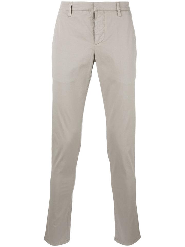 Dondup Casual Plain Chinos, Men's, Size: 33, Nude/neutrals, Cotton/spandex/elastane