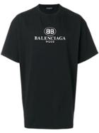 Balenciaga Bb Mode T-shirt - Black