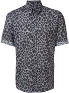 Marc Jacobs Leopard-print Shirt, Men's, Size: 48, Grey, Cotton