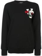 Undercover Embroidered Letterman Sweatshirt - Black
