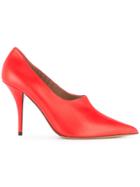 Tabitha Simmons Pointed Toe Pumps - Red