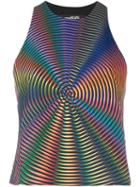 Jeremy Scott Rainbow Tank Top, Women's, Size: 40, Polyester