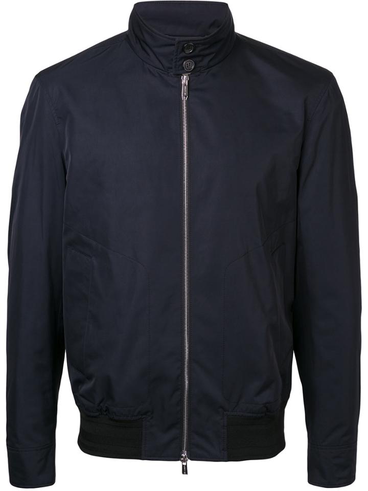 Cerruti 1881 Zipped Bomber Jacket - Black