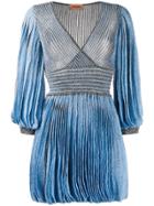 Missoni Shimmer Pleated Dress - Blue