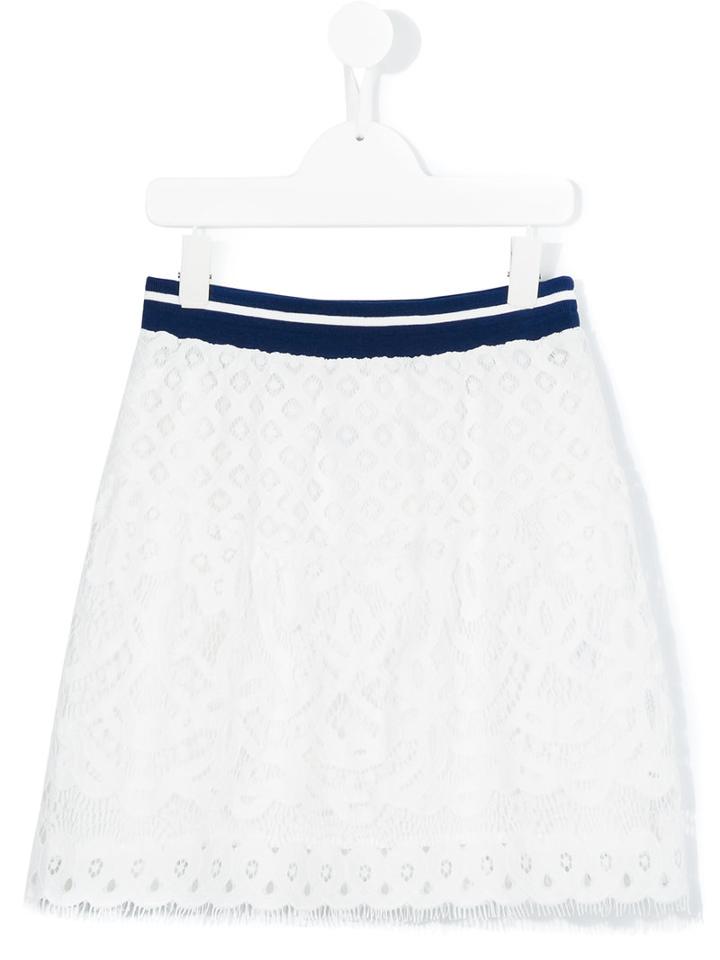 Little Remix Embroidered Skirt, Girl's, Size: 16 Yrs, White