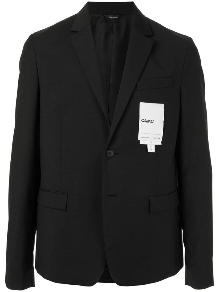 Oamc Logo Patch Blazer - Black