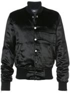Amiri Velvet Bomber Jacket - Black