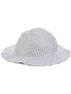 Burberry Kids - Striped Sun Hat - Kids - Cotton/nylon - 44 Cm, Nude/neutrals