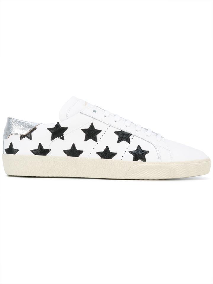 Saint Laurent Signature Court Classic Sneakers - White