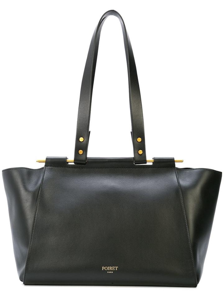 Poiret Logo Shoulder Bag - Black