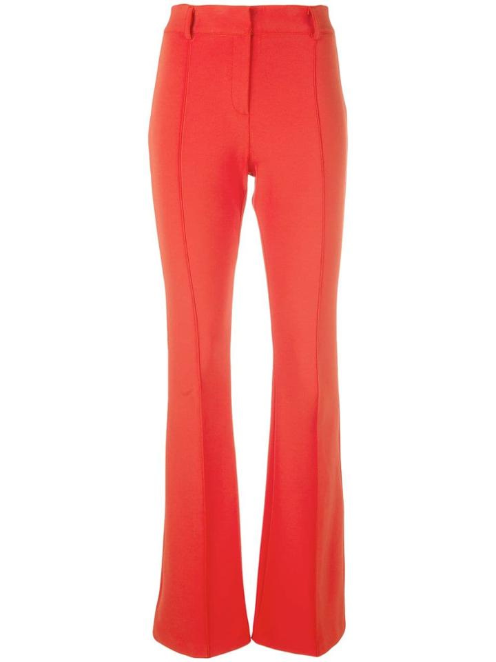 Veronica Beard High Waisted Trousers - Red
