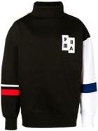 Puma High Neck Colour Block Sweatshirt - Black