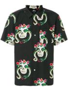 Stussy Skull Pattern Shirt - Black