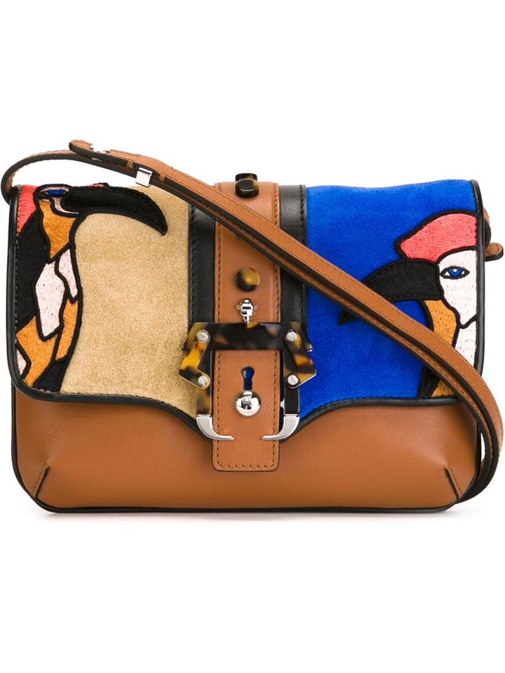Paula Cademartori Sylvie Shoulder Bag, Women's, Brown, Calf Leather
