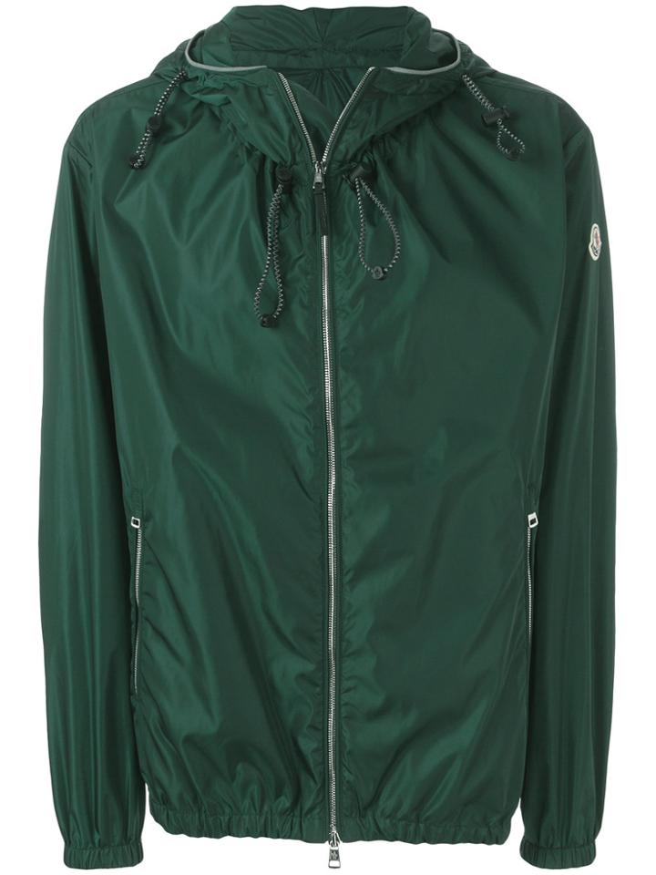 Moncler Hooded Windbreaker Jacket - Green