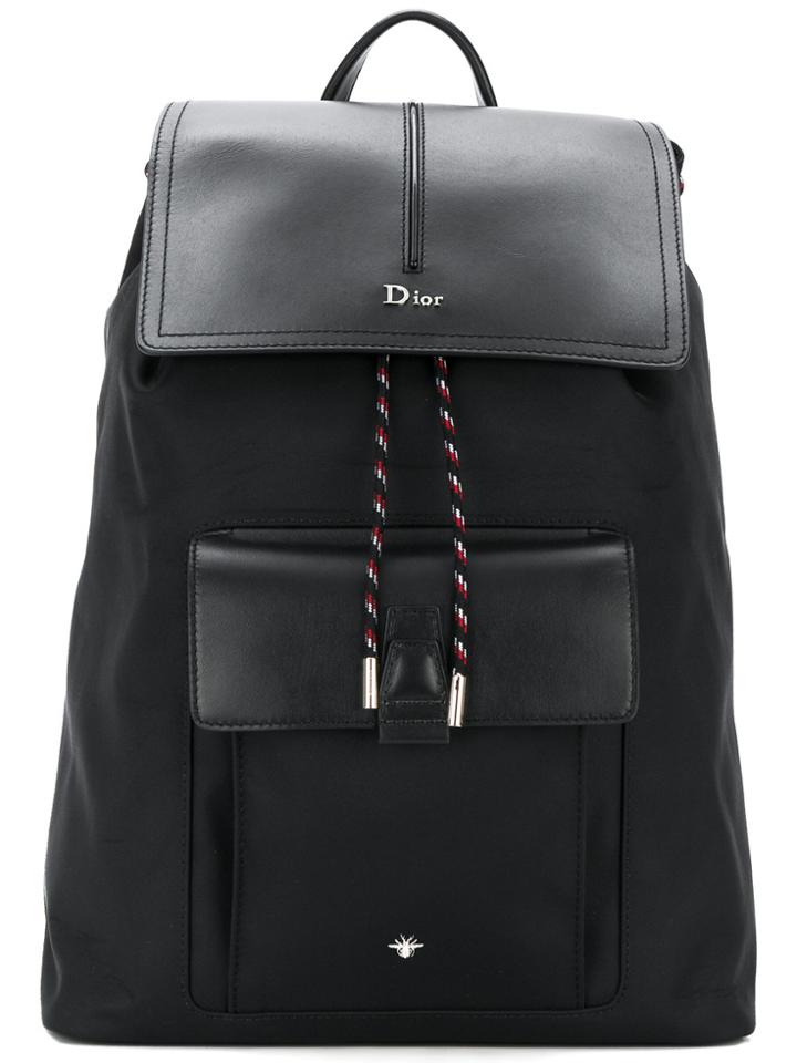 Dior Homme Flap Backpack - Black