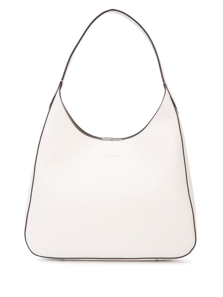 Kate Spade Contrast Piped Trim Shoulder Bag - White