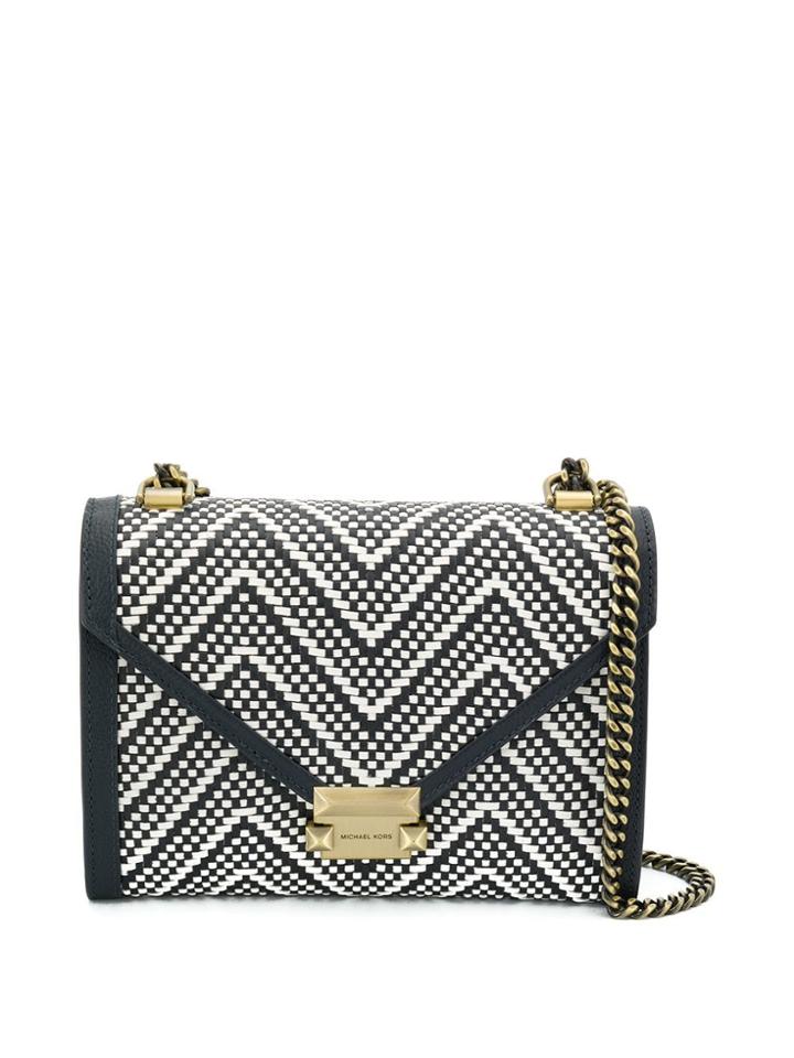 Michael Michael Kors Woven Clutch Bag - Blue