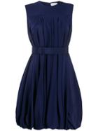 Alexander Mcqueen Balloon Short Dress - Blue
