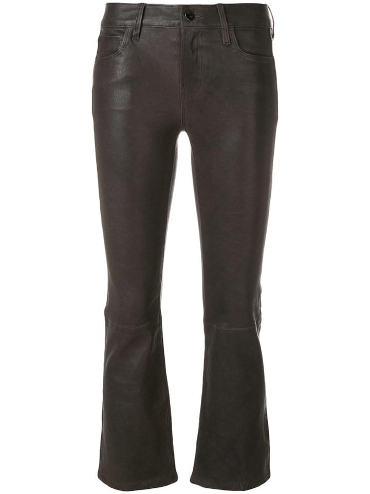 J Brand Kick Flare Trousers - Grey