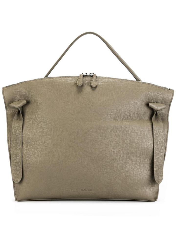 Jil Sander Large 'hill' Tote - Nude & Neutrals