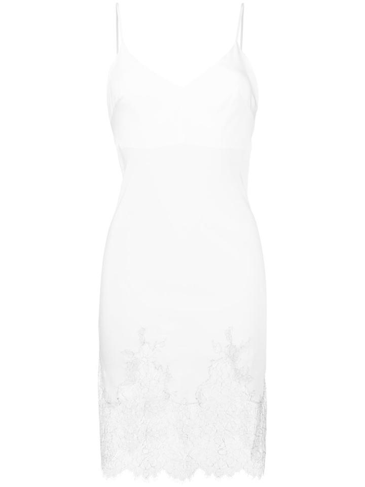 Gilda & Pearl Aurora Babydoll Camisole Dress, Women's, Size: Large, White, Silk