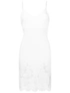 Gilda & Pearl Aurora Babydoll Camisole Dress, Women's, Size: Large, White, Silk