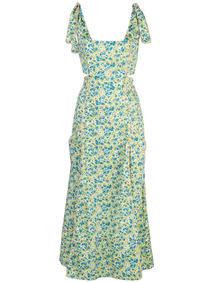 Cinq A Sept Floral Print Perla Dress - Green