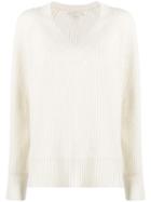 Michael Michael Kors V-neck Knit Sweater - White